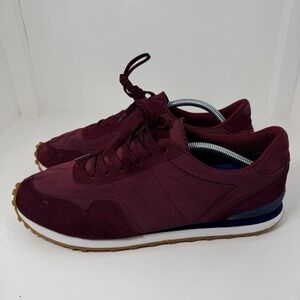 Greats Brooklyn Men's The Rosen Suede Leather Casual Sneakers Red Size 12